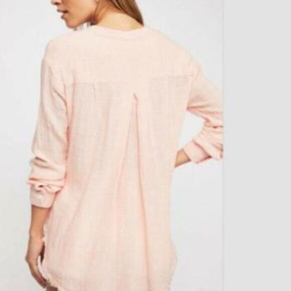 NWT Free People Talk To Me Buttondown Top Shirt - Picture 4 of 7